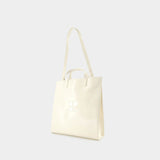 Heritage Shopper Bag - Courreges - Leather - Grey