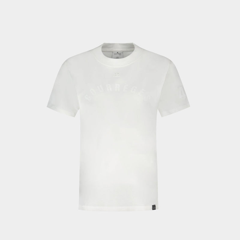 Ac Straight T-Shirt - Courreges - Cotton - White