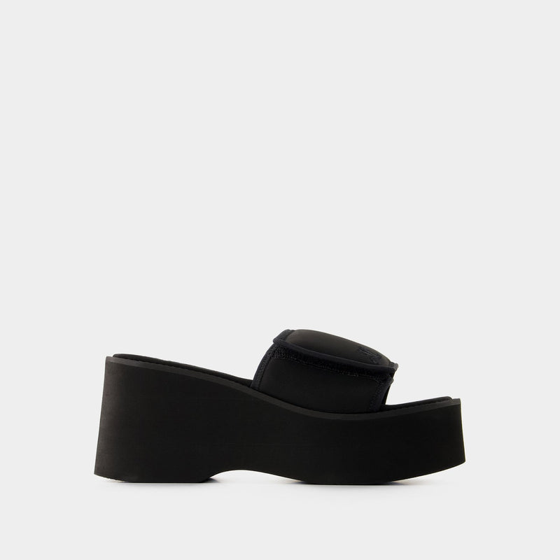 Scuba Wave Sandals - Courreges - Polyester - Black