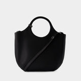 Large Holy Bag - Courreges - Leather - Black