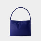 Leonore L Shoulder Bag - Ines de la Fressange - Leather - Blue Cobalt