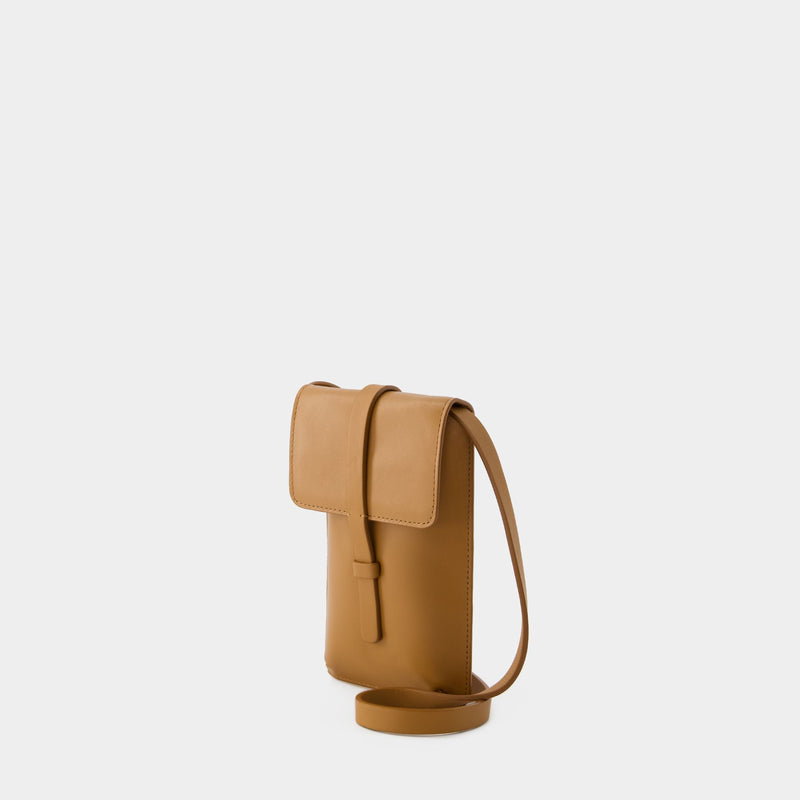 Leonore Crossbody - Ines De La Fressange - Leather - Camel