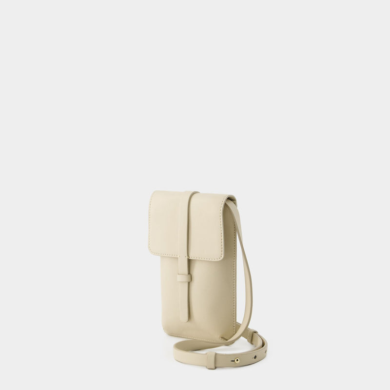 Leonore Crossbody - Ines De La Fressange -  Leather - Light Sand