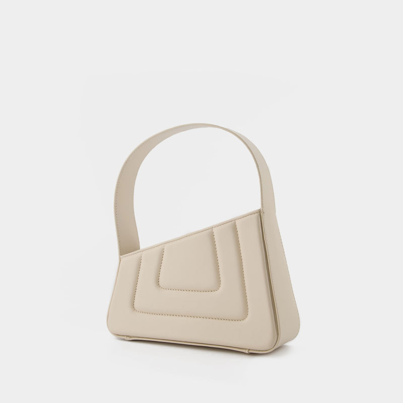 Small Albert Bag in White Leather