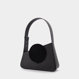 Medium Albert Bag in Black Leather