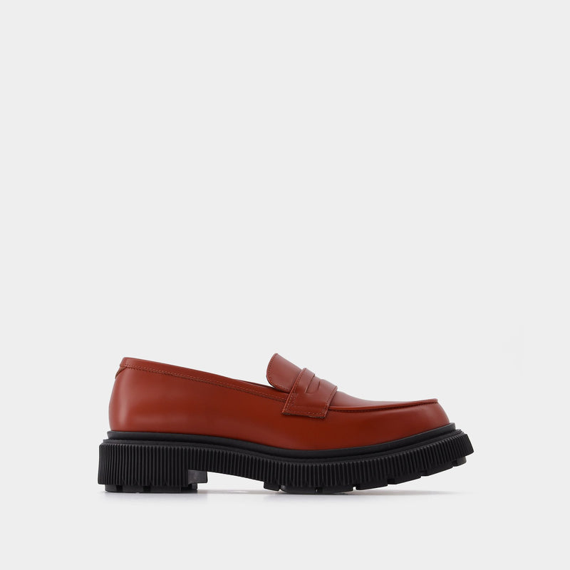 159 Loafers  in Red Leather