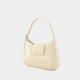 Bobo Shoulder Bag - Rouje - Leather - Cream