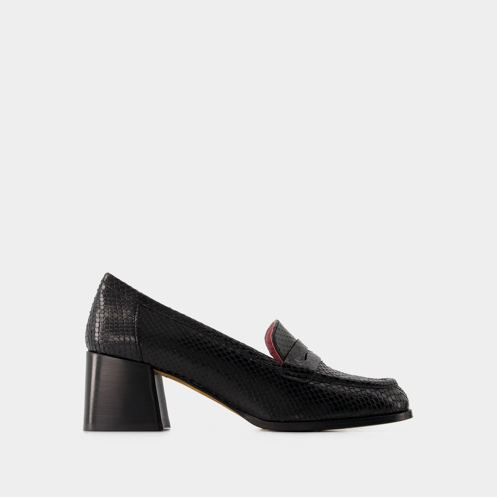 パンプス Dorothee Loafers - Rouje - Leather - Black Dorothee Loafers - Rouje - Leather - Burgundy Vintage