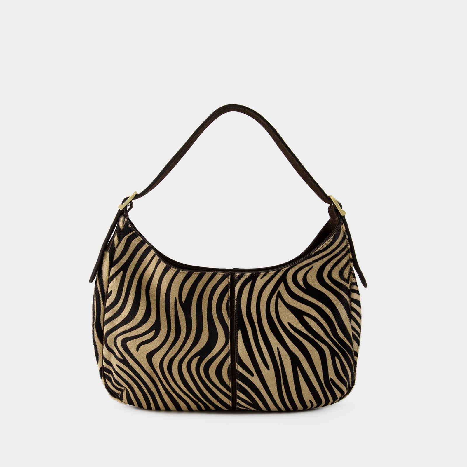 ショルダーバッグ・ポシェット Big Hobo Bag - Rouje - Leather - Brown Big Hobo Bag - Rouje - Leather - Beige Zebra