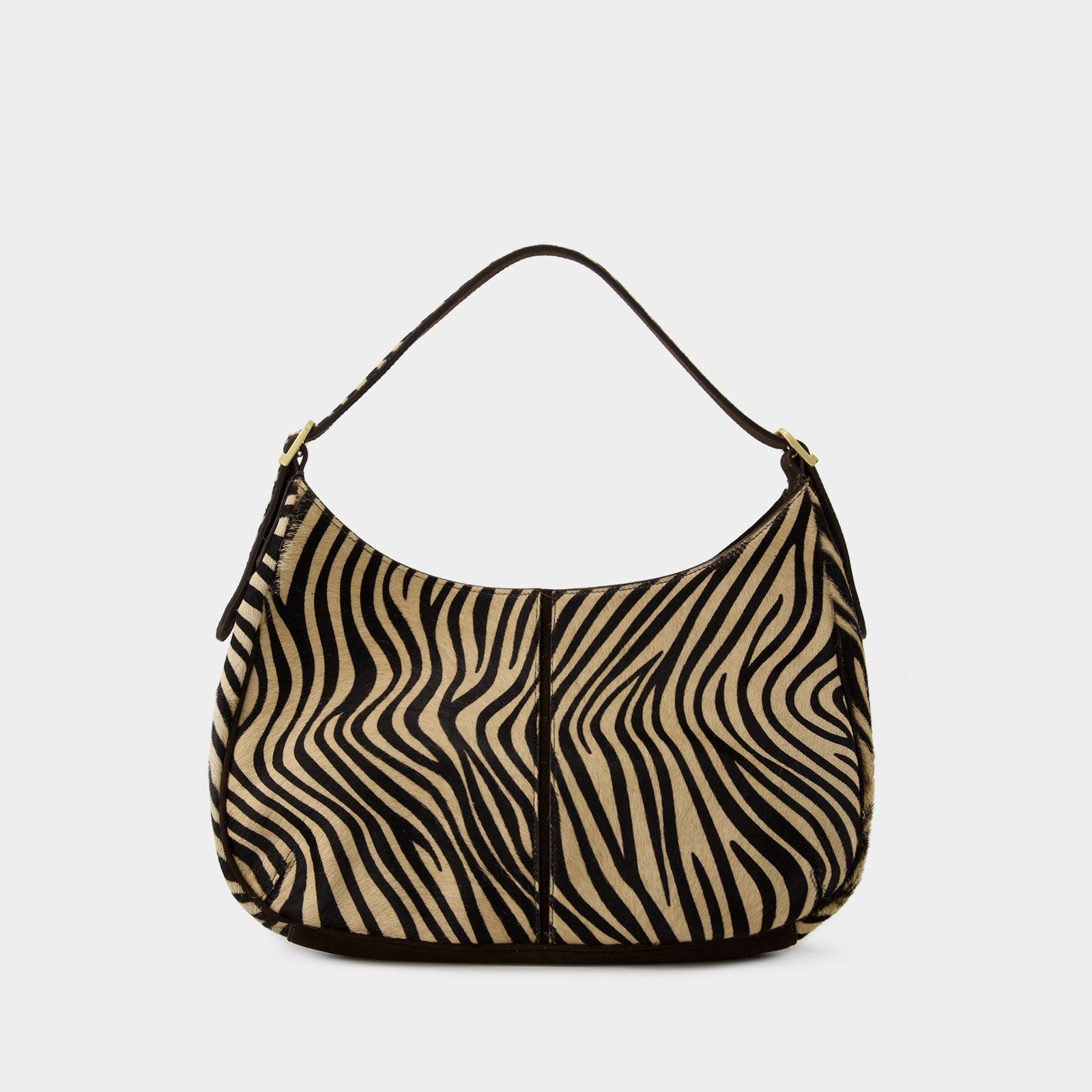 【関税込み】Big Hobo Bag - Rouje - Leather - Beige Zebra Big Hobo Bag - Rouje - Leather - Beige Zebra