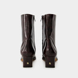 Doria Ankle Boots - Rouje - Leather - Brown