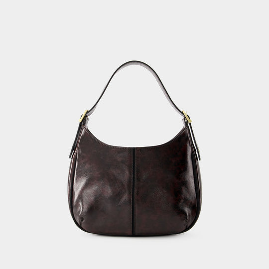 Frenchy Hobo Bag - Rouje - Leather - Black Turtle