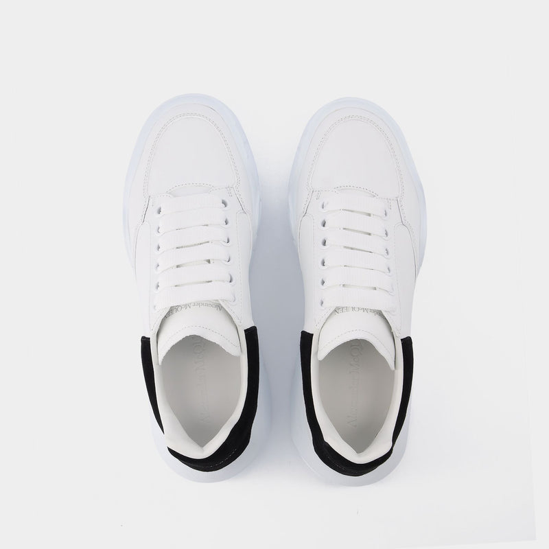 Oversized Sneakers - Alexander Mcqueen - White/Black - Leather