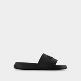 Slides - Alexander Mcqueen -  Black - Leather
