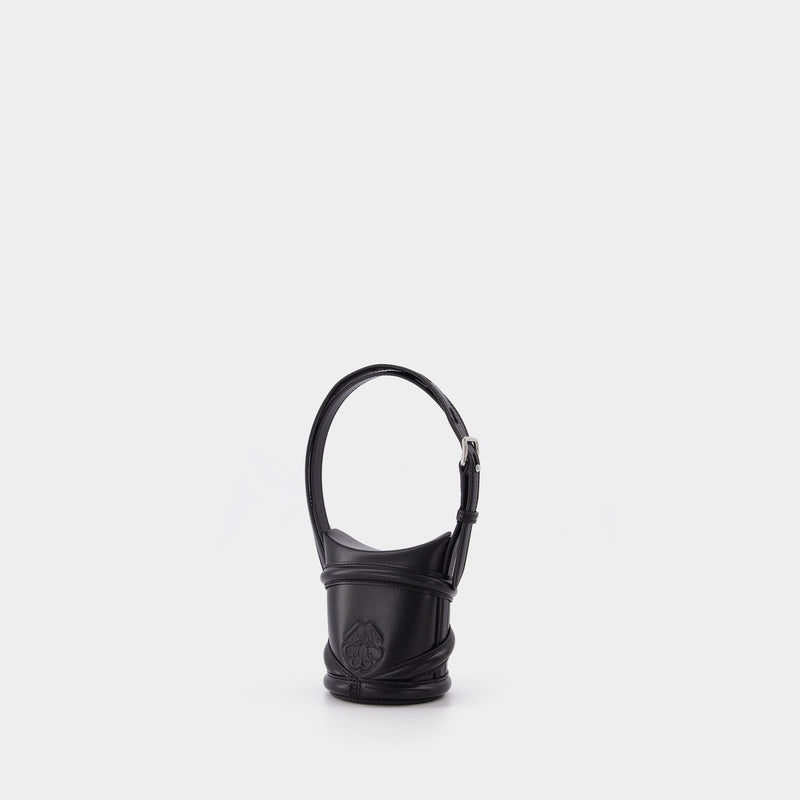 The Curve Micro Bag in Black Leather