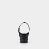 The Curve Micro Bag in Black Leather