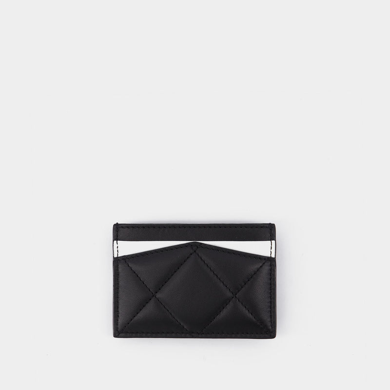 Card Holder - Alexander Mcqueen -  Black/Ivory - Leather