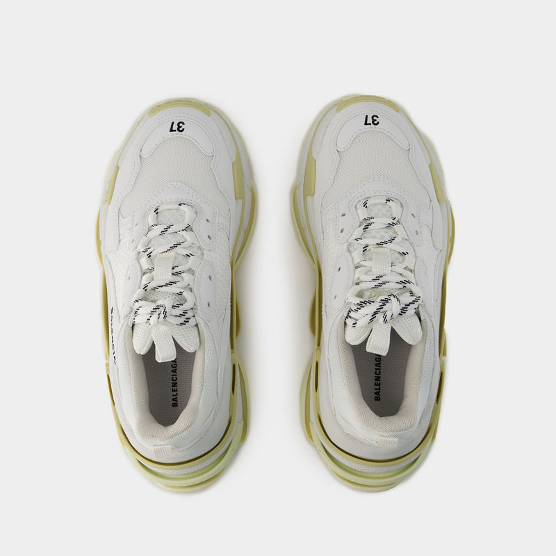 Triple S Sneakers - Balenciaga - Leather Free - White