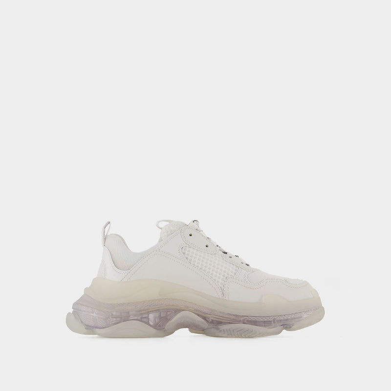 Triple S Clearsole Sneakers - Balenciaga - Synthetic - White