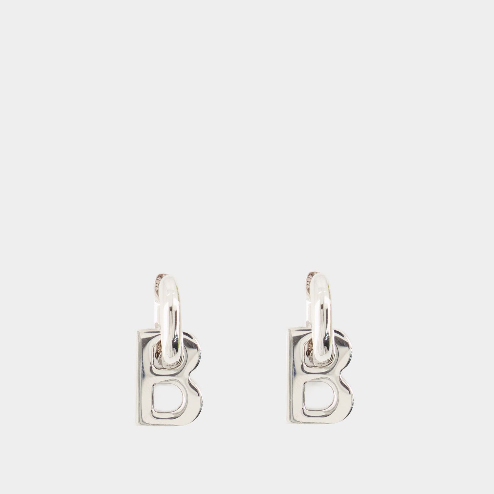 B Chain Xs Earp Earring - Balenciaga - Slick Silver