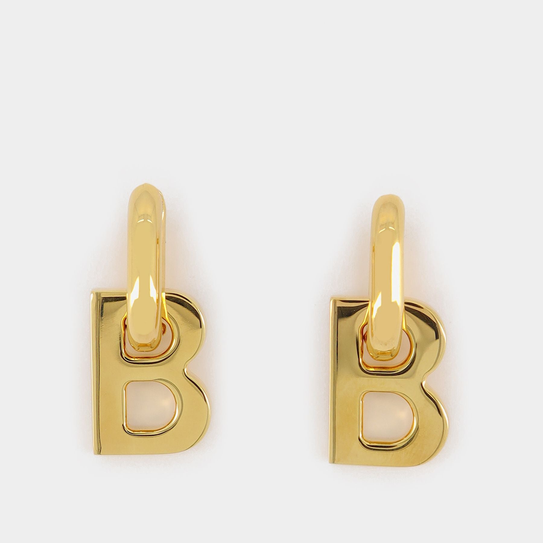 B Chain Xs Earp Earring Balenciaga Slick Gold