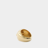 Bb Signet Ring Ring - Balenciaga - Gold