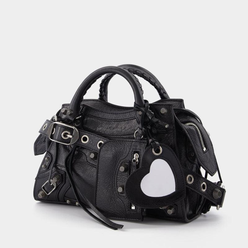 Neo Cagole Xs Crossbody - Balenciaga -  Black - Leather