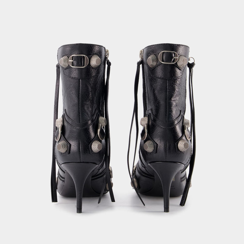 Cagole M70 Ankle Boots - Balenciaga -  Black - Leather