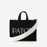 Patou Large Tote Bag - Patou - Cotton - Black