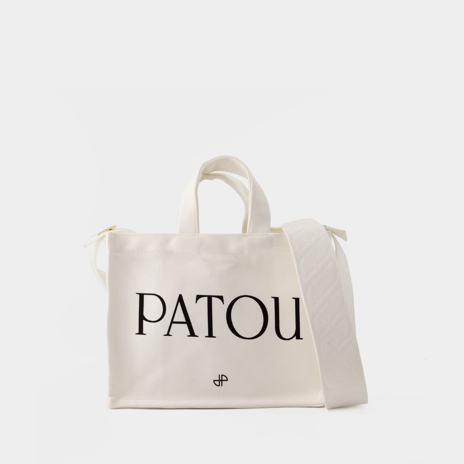 トートバッグ PATOU small JP monogram trapeze-design tote bag Patou | Small JP monogram trapeze tote in raffia