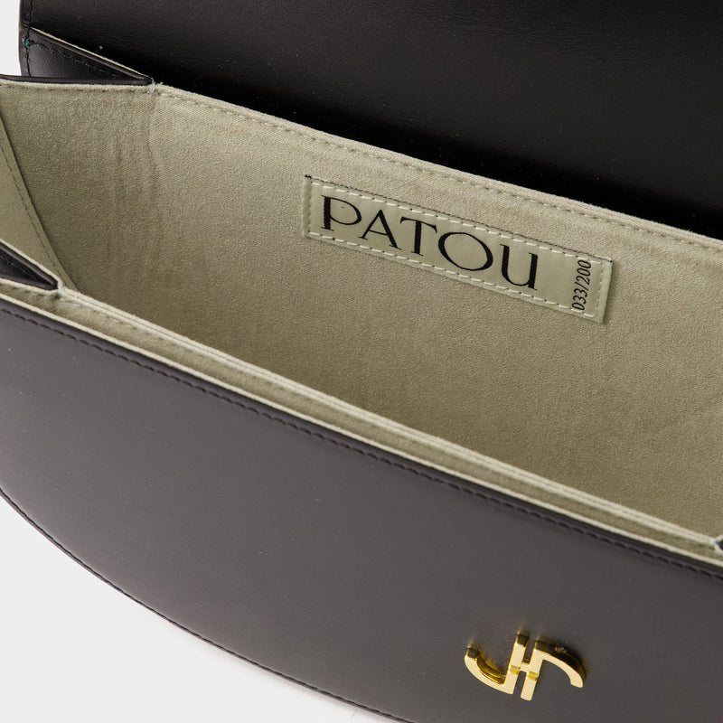 Le Patou Crossbody - Patou - Leather - Black/White