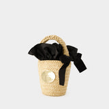 Bucket Bag - PATOU - Raffia - Vanilla