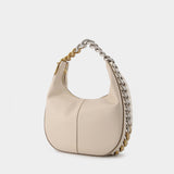 Frame Small Hobo Bag - Stella Mccartney -  White Pur - Leather Vegan