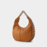 Frayme Hobo Small in beige synthetic leather