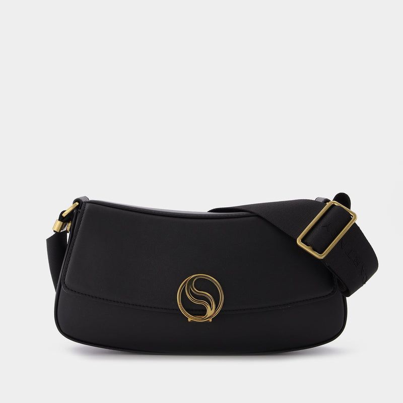 S-Wave Small Hobo Bag - Stella Mccartney -  Black - Leather Vegan