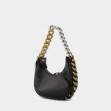 Frame Mini Hobo Bag - Stella Mccartney -  Black - Leather Vegan