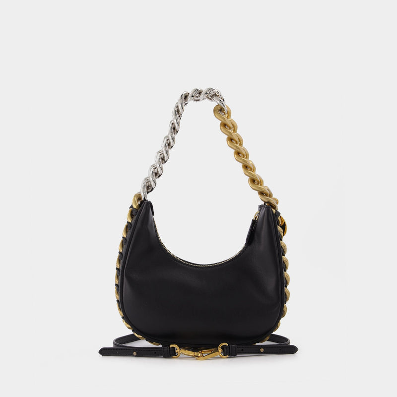Stella McCartney - Falabella Mini Velvet and Crystal Chain Shoulder Bag |  HBX - Globally Curated Fashion and Lifestyle by Hypebeast