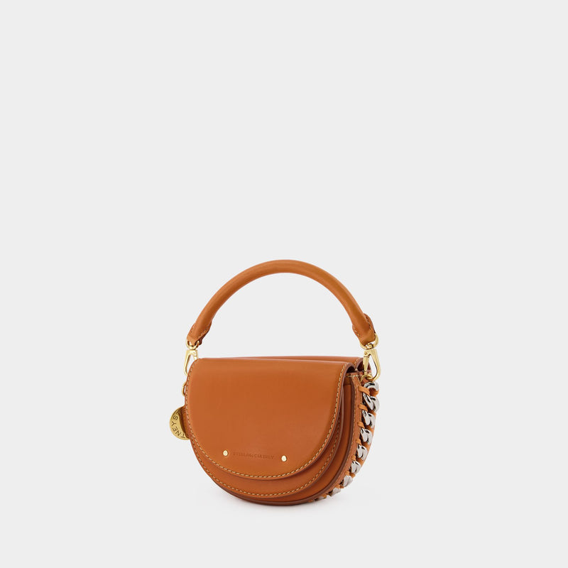 Flap Alter Mat Bag - Stella Mccartney - Vegan Leather - Brown