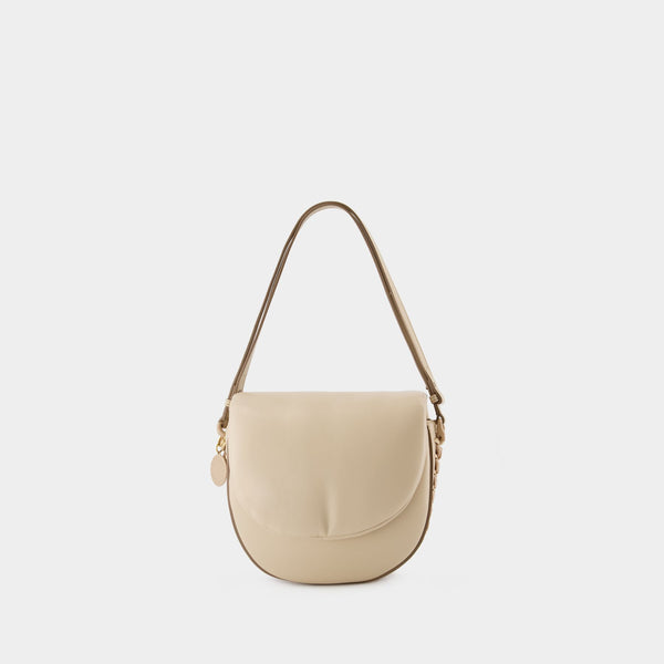 Stella McCartney ベージュハンド ショルダーバッグ Women Moss Logo Crossbody Bag | Stella McCartney US