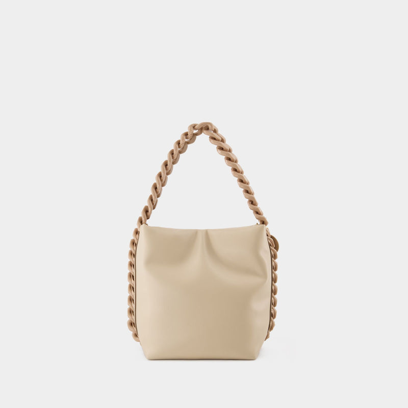 Puffy Alter Mat Bucket Bag - Stella McCartney - Vegan Leather - Beige