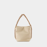 Puffy Alter Mat Bucket Bag - Stella McCartney - Vegan Leather - Beige