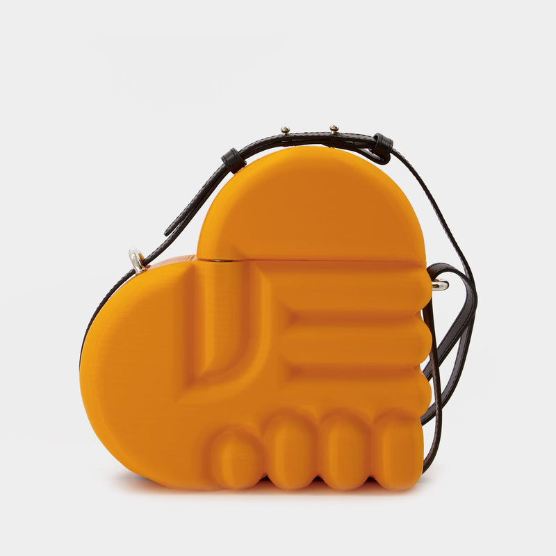 3D PRINTED PICNIC BAG Orange Nylon