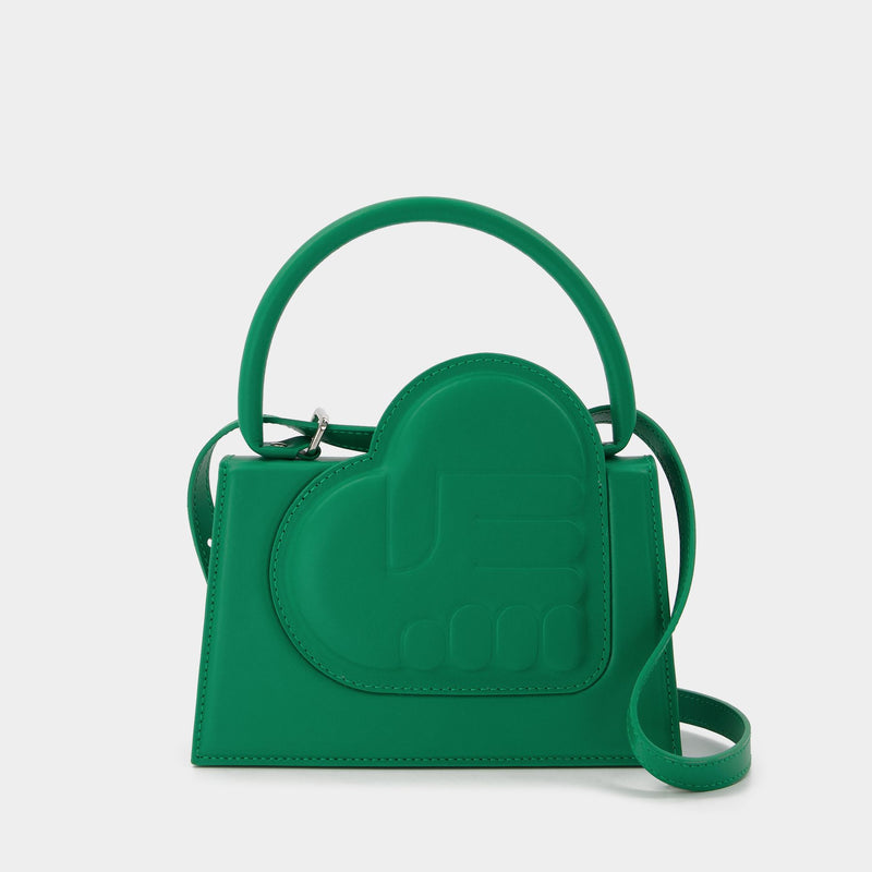 CLUTCH Green Leather