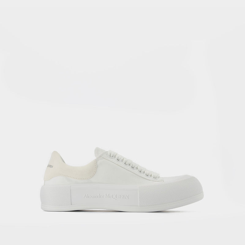 Oversized Sneakers - Alexander Mcqueen - White - Leather