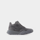 Sneaker High in Grey Leather