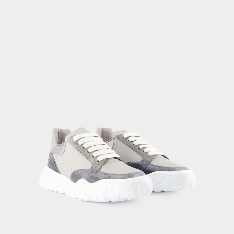 Court Trainers - Alexander McQueen -  Leather - Grey