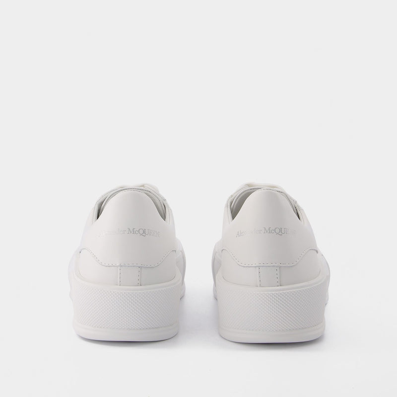 Deck Plimsoll Sneakers - Alexander Mcqueen - White - Leather