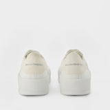 Deck Plimsoll Sneakers - Alexander Mcqueen - White - Canva