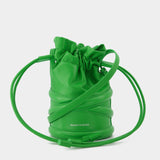 The Curve Bag Soft in Green Leather