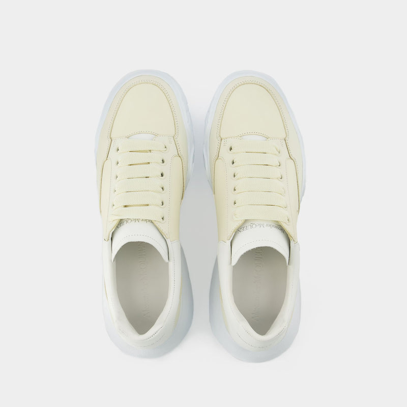 Court Sneakers - Alexander Mcqueen - Cream/White - Leather